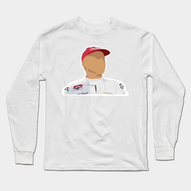 Formula 1 driver Niki Lauda Long Sleeve T-Shirt by royaldutchness